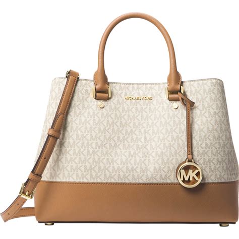 michael kors large studio savannah satchel taupe